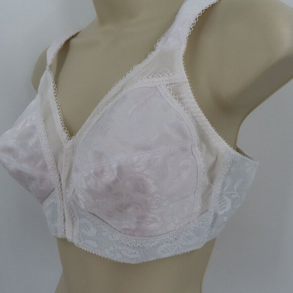 Playtex 38B Bra 18 Hour Ultimate Shoulder Comfort Wireless Unlined Wide Straps - Picture 4 of 13